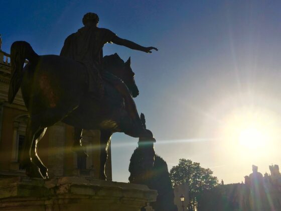 Marcus Aurelius in Rome statue
