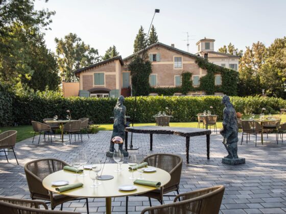 Backyard in Modena Italy