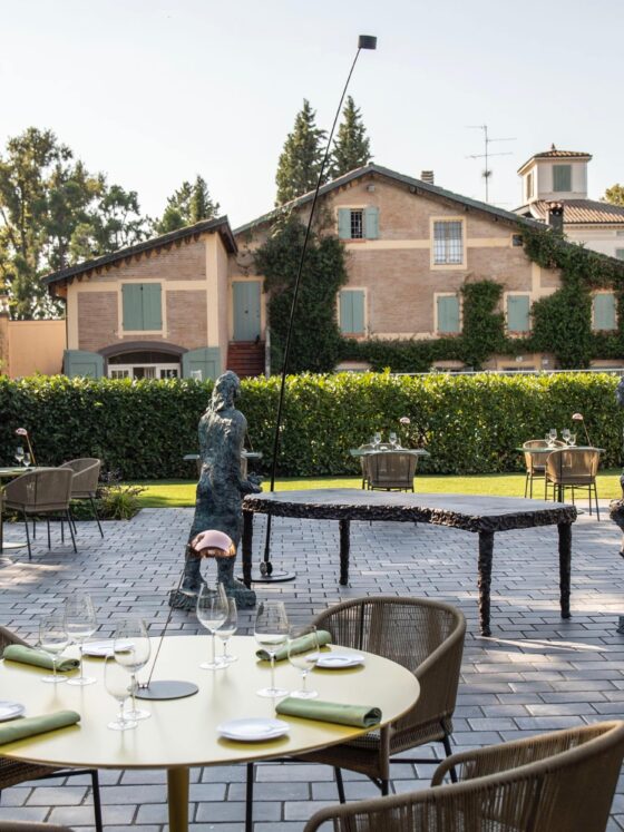 Backyard in Modena Italy