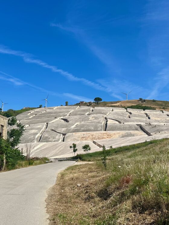 Cretto land art in Sicilia Sicily