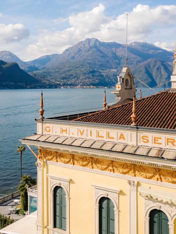 Hotel view in Lago di Como lake