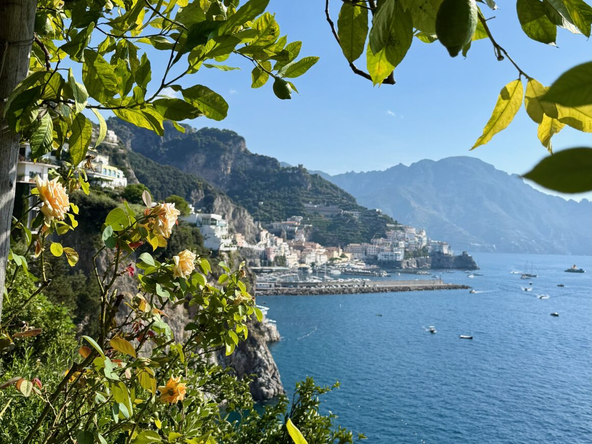View of Amalfi Coast Italy
