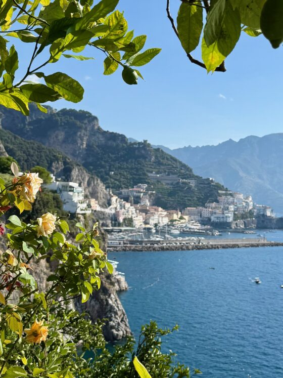 View of Amalfi Coast Italy