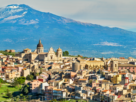 Sicilian town landscape