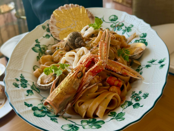 a seafood dish