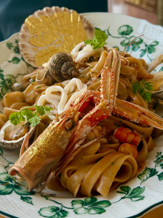 a seafood dish
