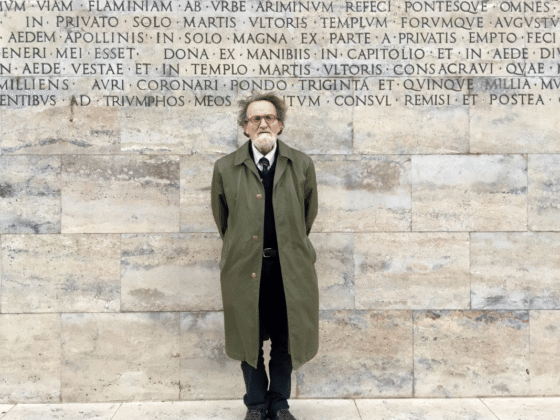 Fausto della Chiaie Rome's original street artist photo by Erica Firpo